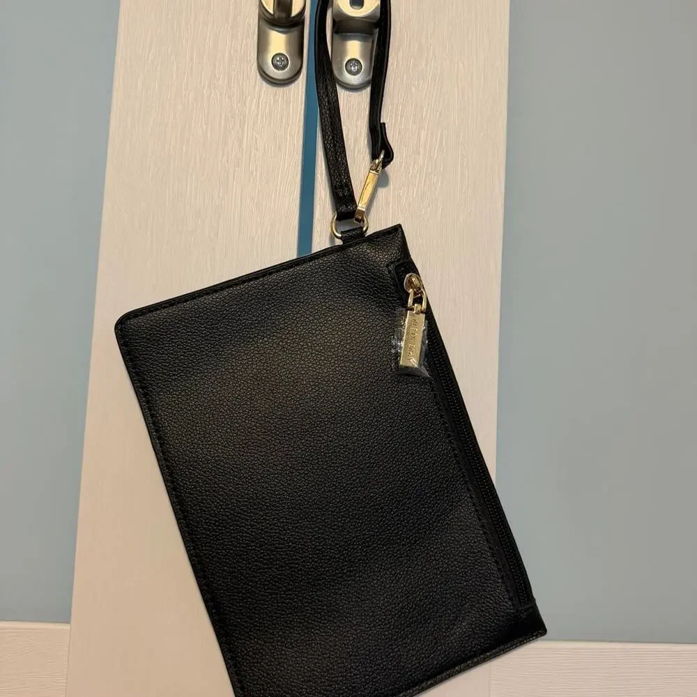 Anne Klein Black Wristlet